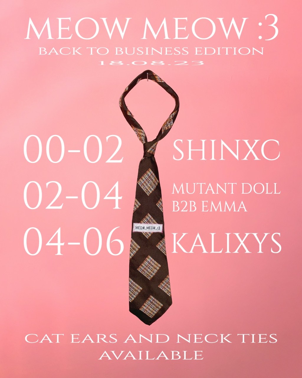 meow meow :3 – back to business&nbsp;edition